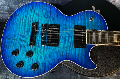 NEW ! 2024 Gibson Les Paul Modern Figured - Cobalt Burst - Beautiful Curly Flame Top! Authorized Dealer - 9 lbs - G03774