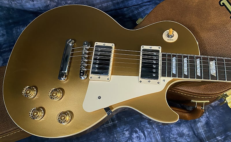 NEW ! 2024 Gibson Les Paul 50's Standard Bizarre Guitar 50th Anniversary Limited Edition All Gold Top, Back & Neck - Upgraded 57 Classic Pick-Ups - Speed Knobs - Titanium Saddles - Authorized Dealer - G03800 - 9.7 lbs