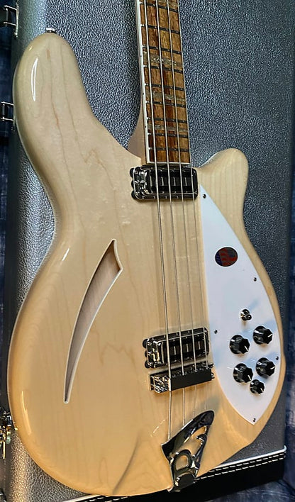 NEW ! 2024 Rickenbacker 4005V Maple Glo Mapleglo MG Semi-Hollow Body Bass - Authorized Dealer - In-Stock! 8.7 lbs G03969