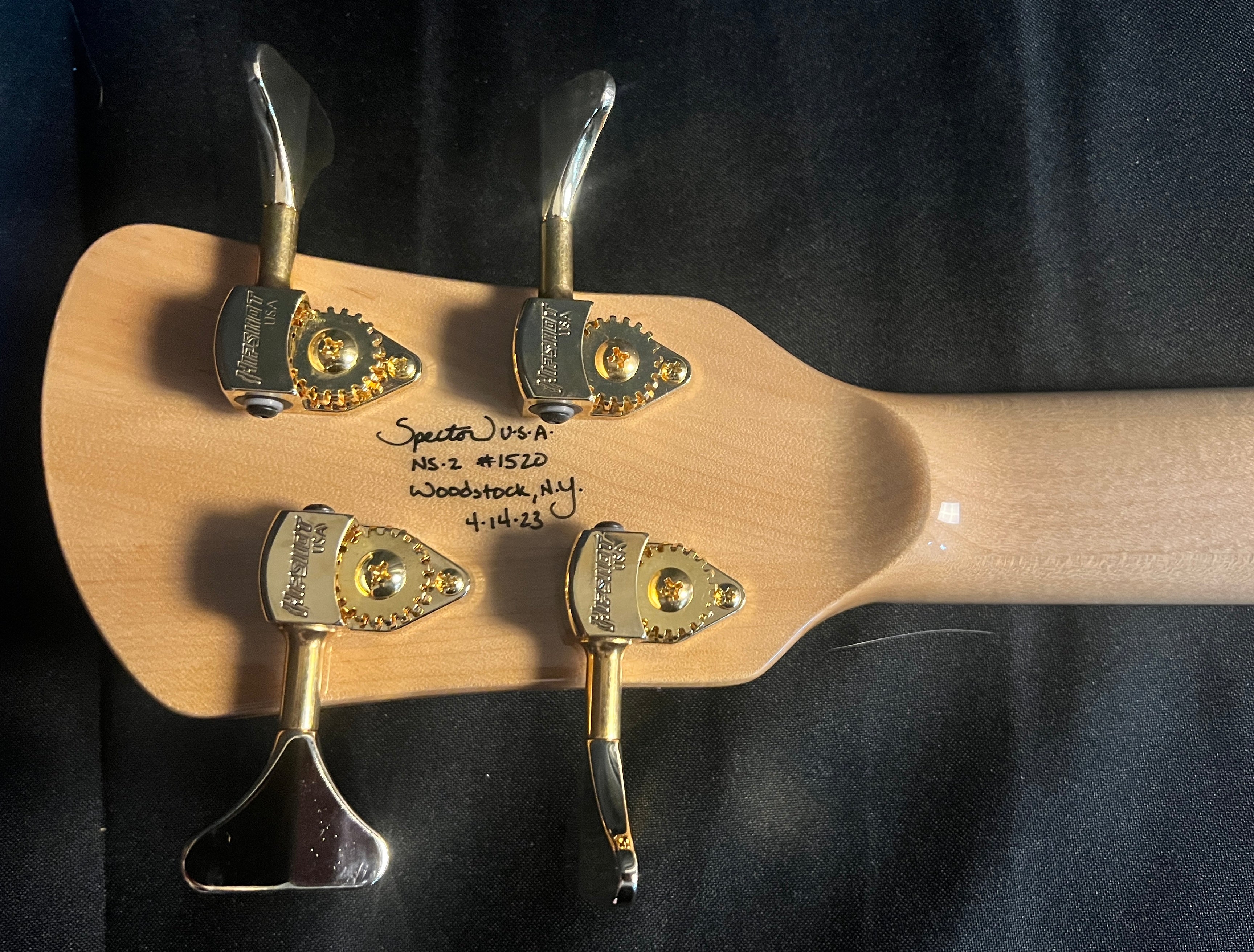 Spector NS-4 - USA Custom Shop - Spalted Maple - Authorized Dealer