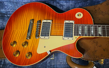 NEW! 2024 Gibson Custom Shop 1959 Les Paul Standard VOS - Sunrise Teaburst - Hand-Picked Top - Dealer Select - 8.6 lbs - Authorized Dealer - G03866