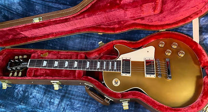 NEW ! 2024 Gibson Les Paul 50's Standard Bizarre Guitar 50th Anniversary Limited Edition All Gold Top, Back & Neck - Upgraded 57 Classic Pick-Ups - Speed Knobs - Titanium Saddles - Authorized Dealer - G03771 - 10.1 lbs