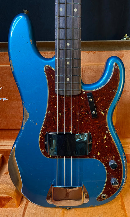 NEW ! 2024 Fender Custom Shop '63 Precision Bass Relic - Ocean Turquoise - 9.1 lbs - Authorized Dealer! In Stock! G03417