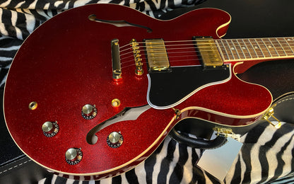 NEW! 2024 Gibson Custom Shop 1961 ES-335 Reissue - Red Sparkle VOS Finish - Custom Order Made 2 Measure - Limited Edition! - Authorized Dealer - 8lbs - In-Stock G02409