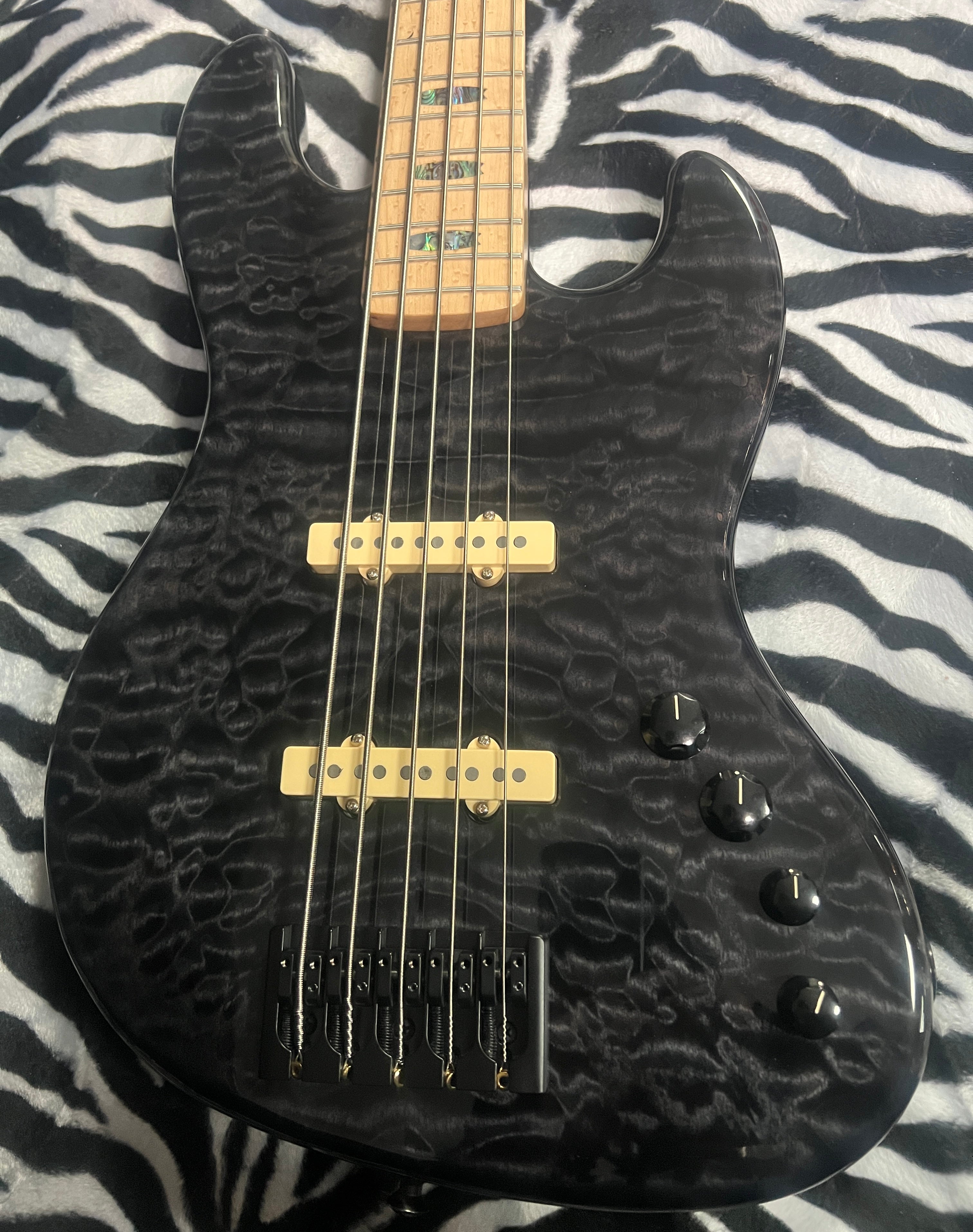 Spector Coda 5 USA Custom Shop - Black Stain Gloss - Authorized Dealer