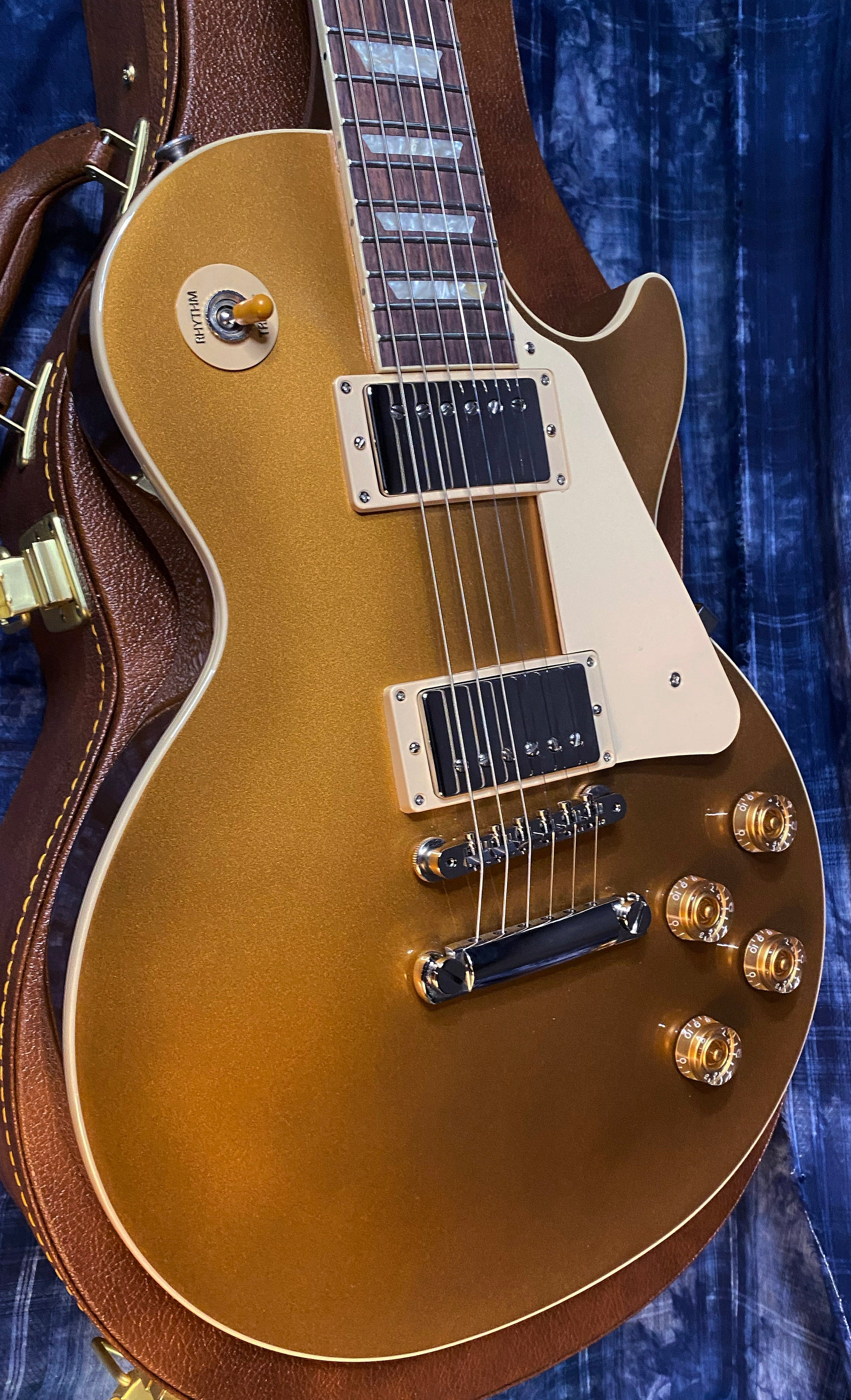 NEW ! 2024 Gibson Les Paul 50's Standard Bizarre Guitar 50th Anniversary Limited Edition All Gold Top, Back & Neck - Upgraded 57 Classic Pick-Ups - Speed Knobs - Titanium Saddles - Authorized Dealer - G03496 - 10.7lbs