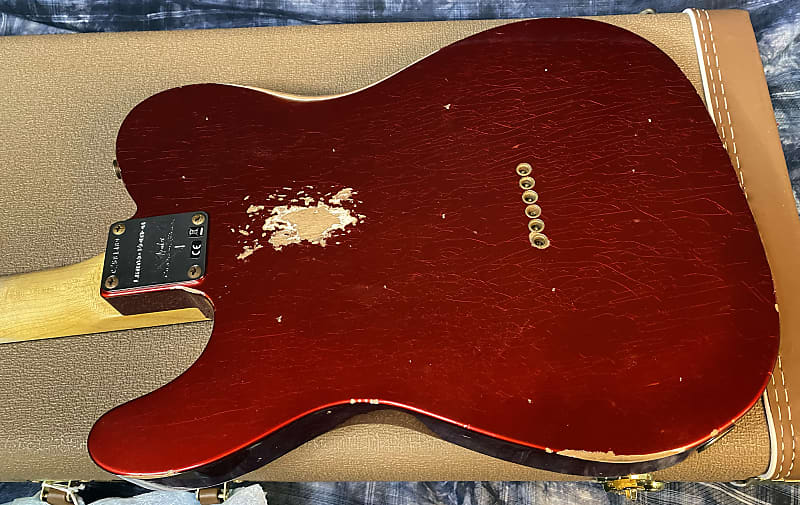 NEW 2024 Fender Custom Shop 61 Reissue Telecaster Relic Candy Apple Red Limited Edition - Authorized Dealer - 7.3lbs - G03930