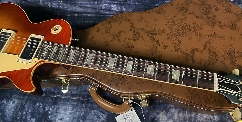 NEW! 2024 Gibson Custom Shop 1959 Les Paul Standard VOS - Sunrise Teaburst - Hand-Picked Top - Dealer Select - 9 lbs - Authorized Dealer - G03851