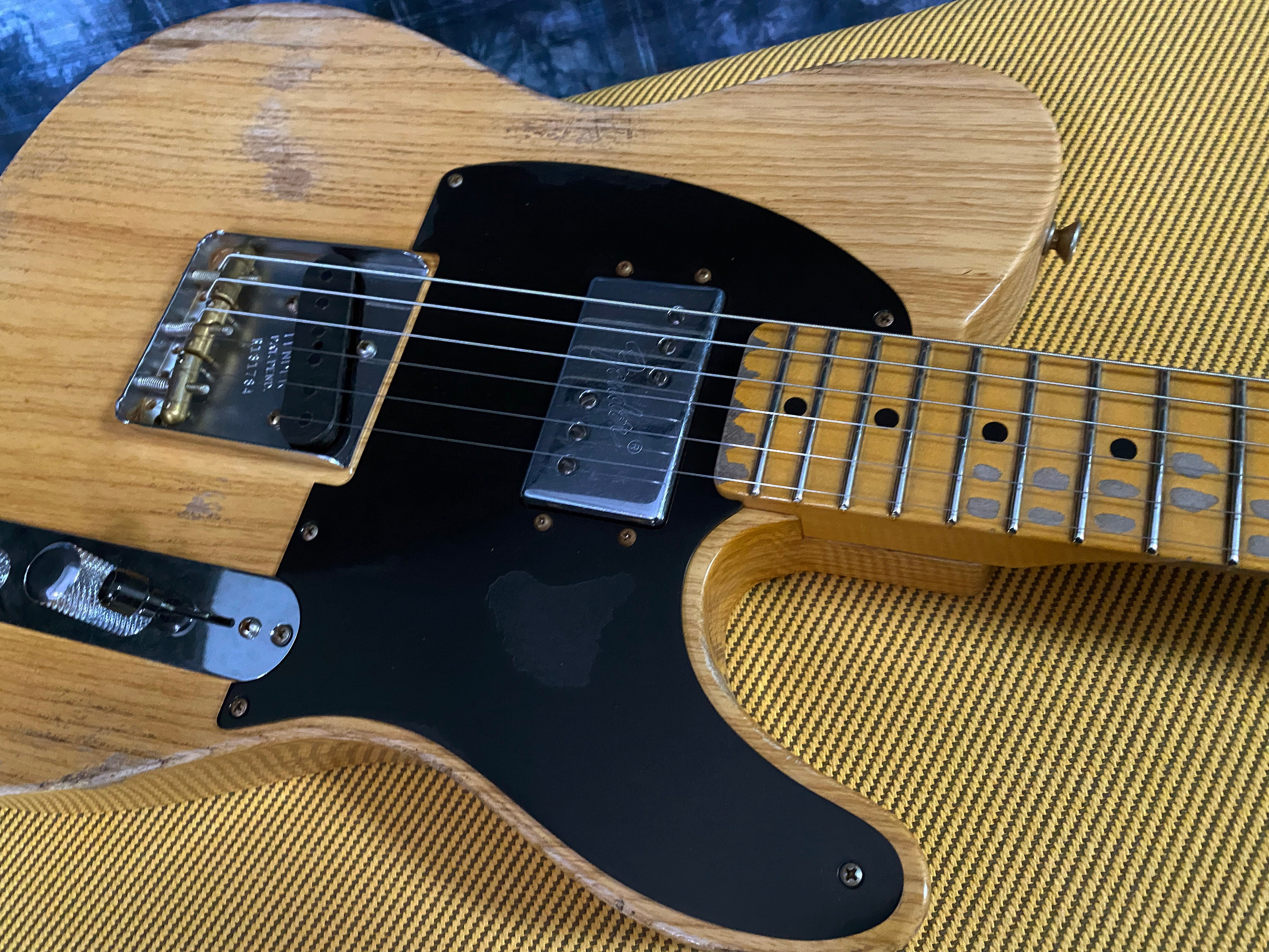 UNPLAYED ! 2024 Fender Custom Shop Master Built David Brown - Loaded CuNiFe Telecaster Custom Heavy Relic - Authorized Dealer - Only 6.85lbs - G02102 - SAVE!