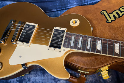 NEW ! 2024 Gibson Les Paul 50's Standard Bizarre Guitar 50th Anniversary Limited Edition All Gold Top, Back & Neck - Upgraded 57 Classic Pick-Ups - Speed Knobs - Titanium Saddles - Authorized Dealer - G03515 - 9.6 lbs!