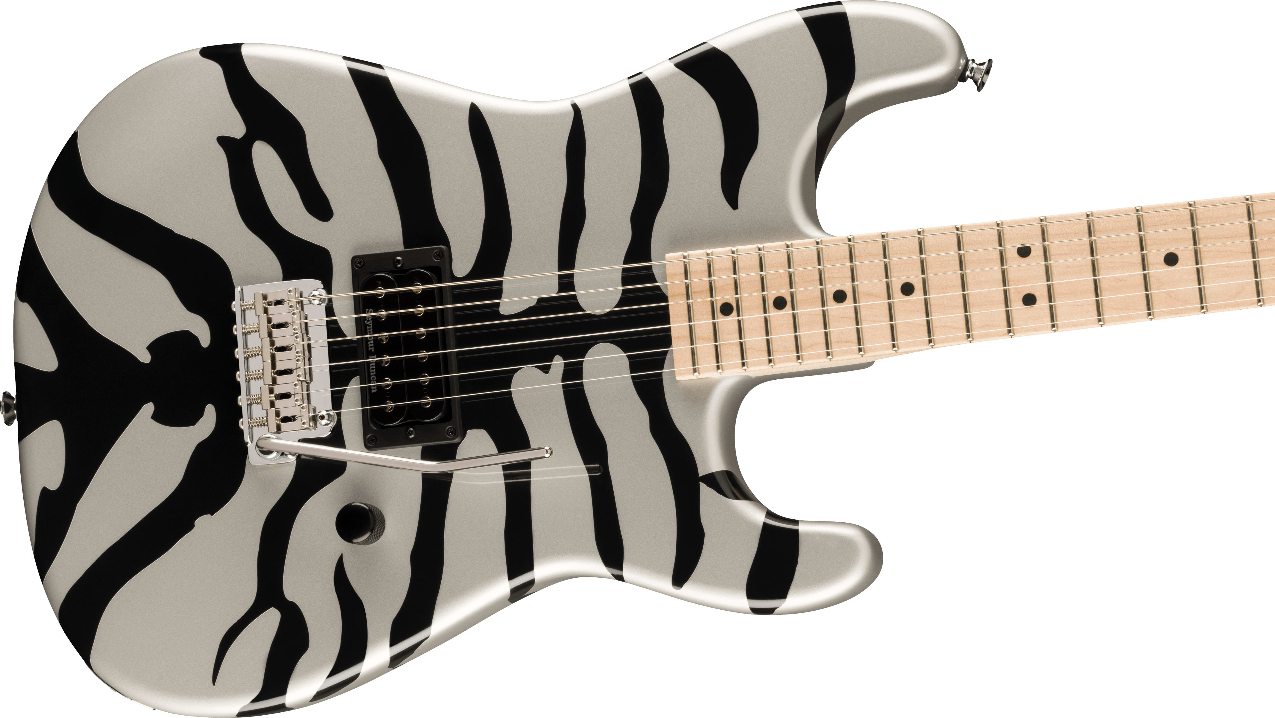 NEW ! 2024 Charvel Super-Stock SD1 H 2PT M - Maple Board - Limited Edition - Silver Bengal - Authorized Dealer - Pre-Order