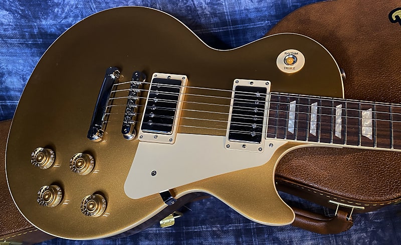 NEW ! 2024 Gibson Les Paul 50's Standard Bizarre Guitar 50th Anniversary Limited Edition All Gold Top, Back & Neck - Upgraded 57 Classic Pick-Ups - Speed Knobs - Titanium Saddles - Authorized Dealer - G03784 - 9.6 lbs!