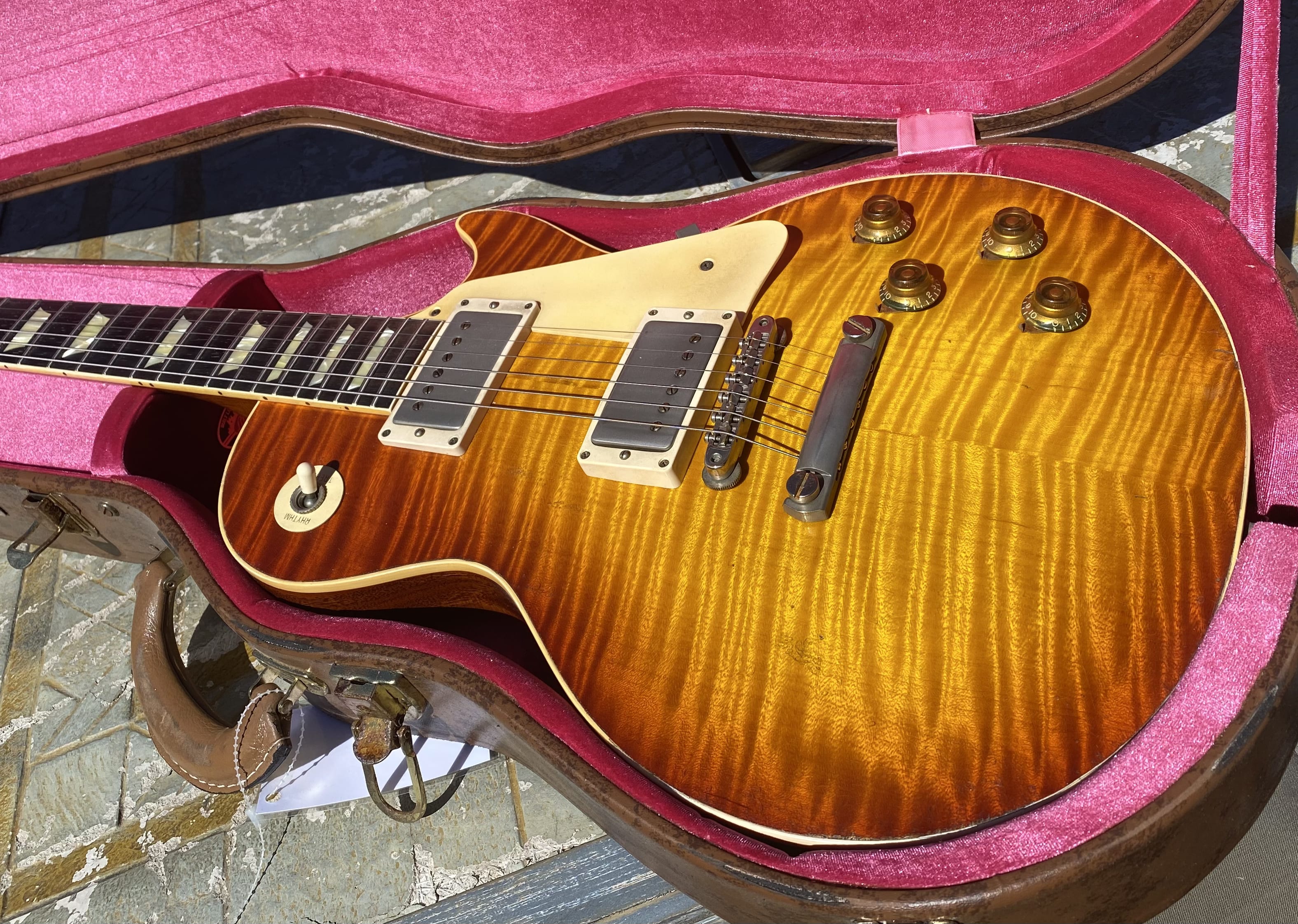 NEW! 2023 Gibson Custom Shop Murphy Lab Limited Edition '59 Les Paul Standard Reissue - Brazilian Rosewood Fretboard - Tom's Tea - Absolute Killer Top! Authorized Dealer - 8.35 lbs - TA