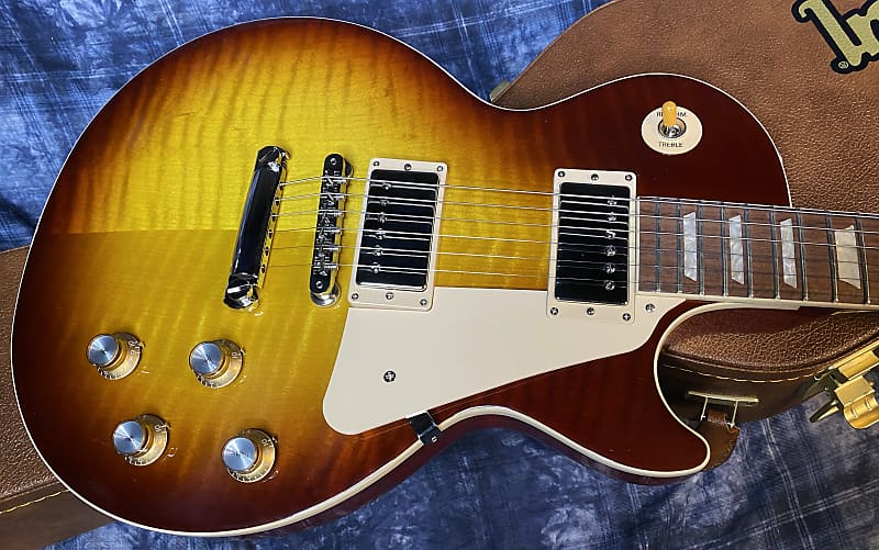 NEW! 2024 Gibson Les Paul 60's Standard Iced Tea - Authorized Dealer - Flame Maple Top - Only 8.45 lbs - G04147