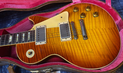 NEW! 2023 Gibson Custom Shop Murphy Lab Limited Edition '59 Les Paul Standard Reissue - Brazilian Rosewood Fretboard - Tom's Tea - Absolute Killer Top! Authorized Dealer - 8.35 lbs - TA