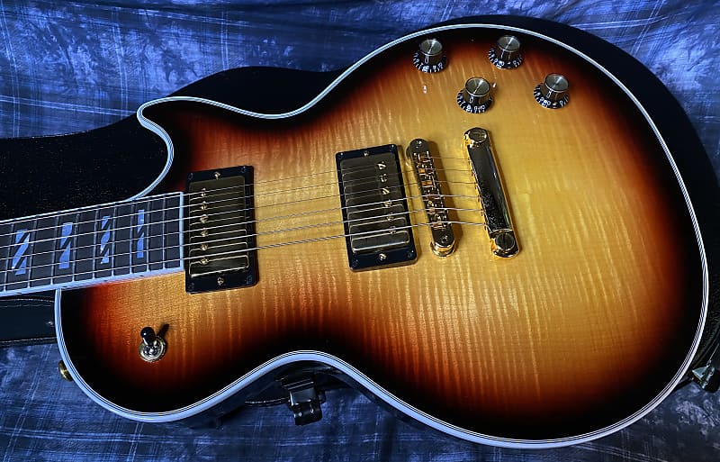 BRAND NEW ! 2024 Gibson Les Paul Supreme - Beautiful Fine Flame Top! Fireburst - Authorized Dealer - Only 7.9 lbs - G03756